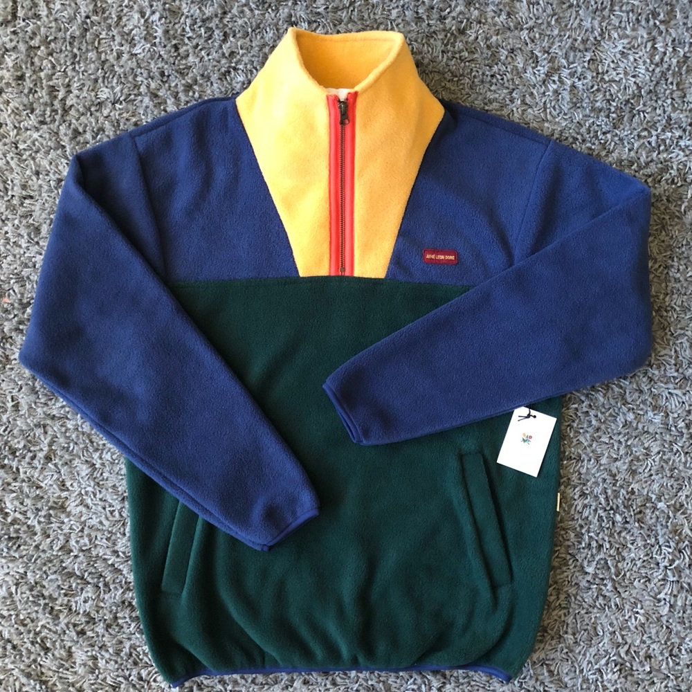 SOLD Aime Leon Dore Color Blocked Polar Fleece - Picture 3 of 8